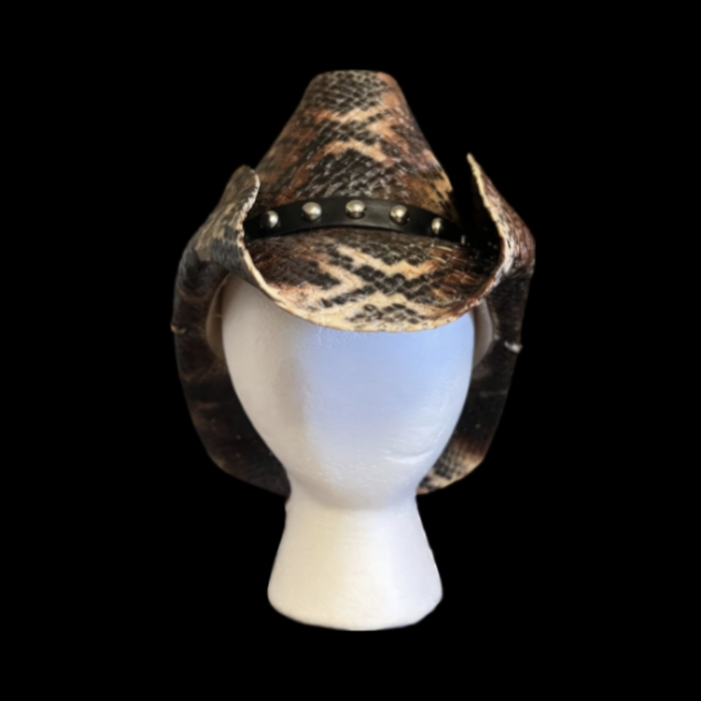 Custom straw cowboy hat